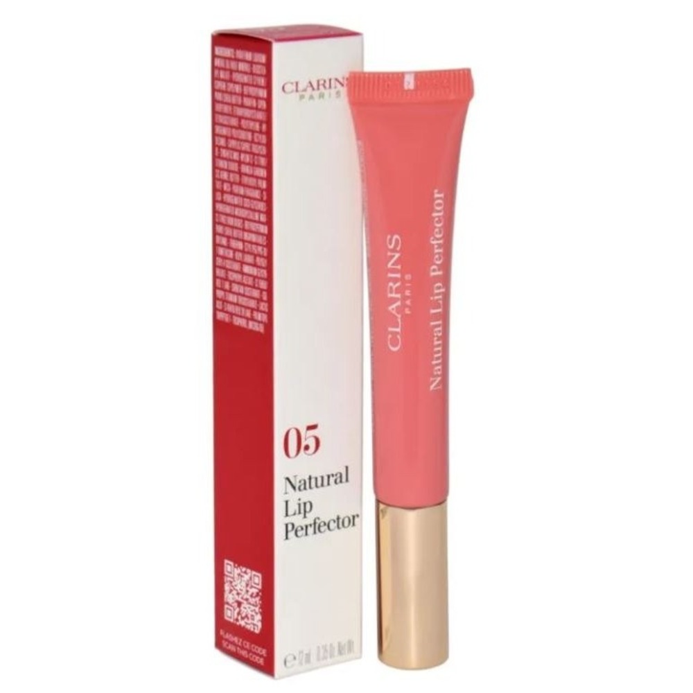NEW Clarins Paris Lip Perfector Shea Butter 05 Candy Shimmer Pink Plumping Gloss